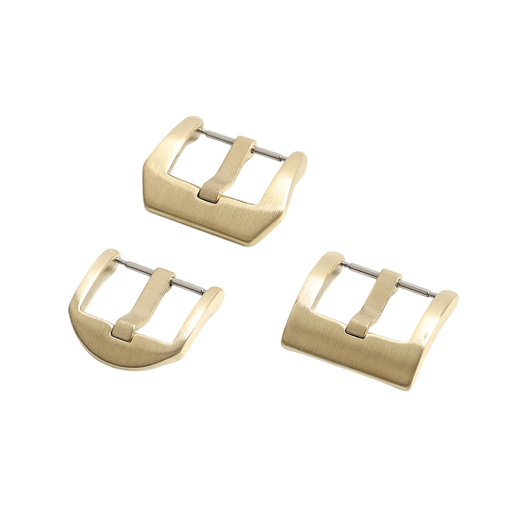 Heavy-Duty Bronze Watch Buckle For Watch Accessories — B2B Factory Bulk Production Ensuring Compatibility With Multiple Brand Watches And Rugged Fitment