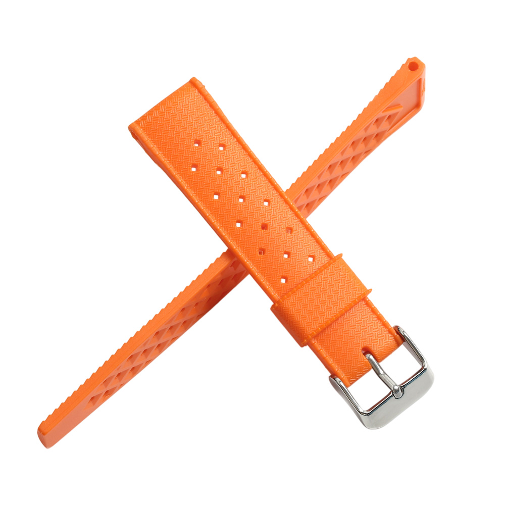 Elevate Your Dive Watch Aesthetics With Our High-Saturation Safety Orange TPU Straps Designed For Maximum Underwater Visibility And Professional Maritime Enduranc