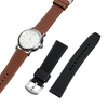 High-Performance Emerald Green FKM Rubber Watch Band Engineered For Professional Divers With Quick-Release Mechanism And Heat-Resistant Fluorine Polymer Construction For Extreme Conditions
