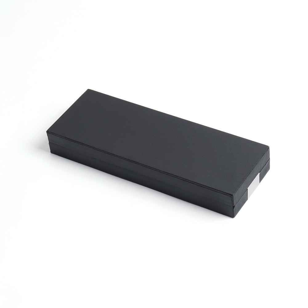 Custom Wholesale Black/Gray Stripe Plastic Watch Strap Storage Box — Table Strap Packaging And Watch Band Storage Solution From A B2B Case Factory