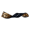 Leopard Print Pattern Leather+Silicone Hybrid Watch Strap Two Pieces Style Perfect For Outdoor Leisure Sport Watches Designed By Leading B2B Watch Strap Factory With Low MOQ OEM ODM Services