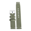 Custom Two Pieces Style White Hand Stitched Canvas Watch Strap With Square Holes Designed For Outdoor Sports Watches From Leading B2B Factory Offering Bulk Production