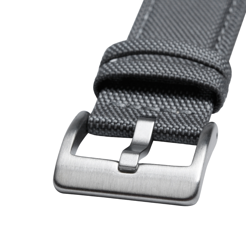Custom 2 Pieces Dark Grey Sailcloth Watch Strap Wholesale From B2B Factory For Tudor Watches And Premium Watch Accessories