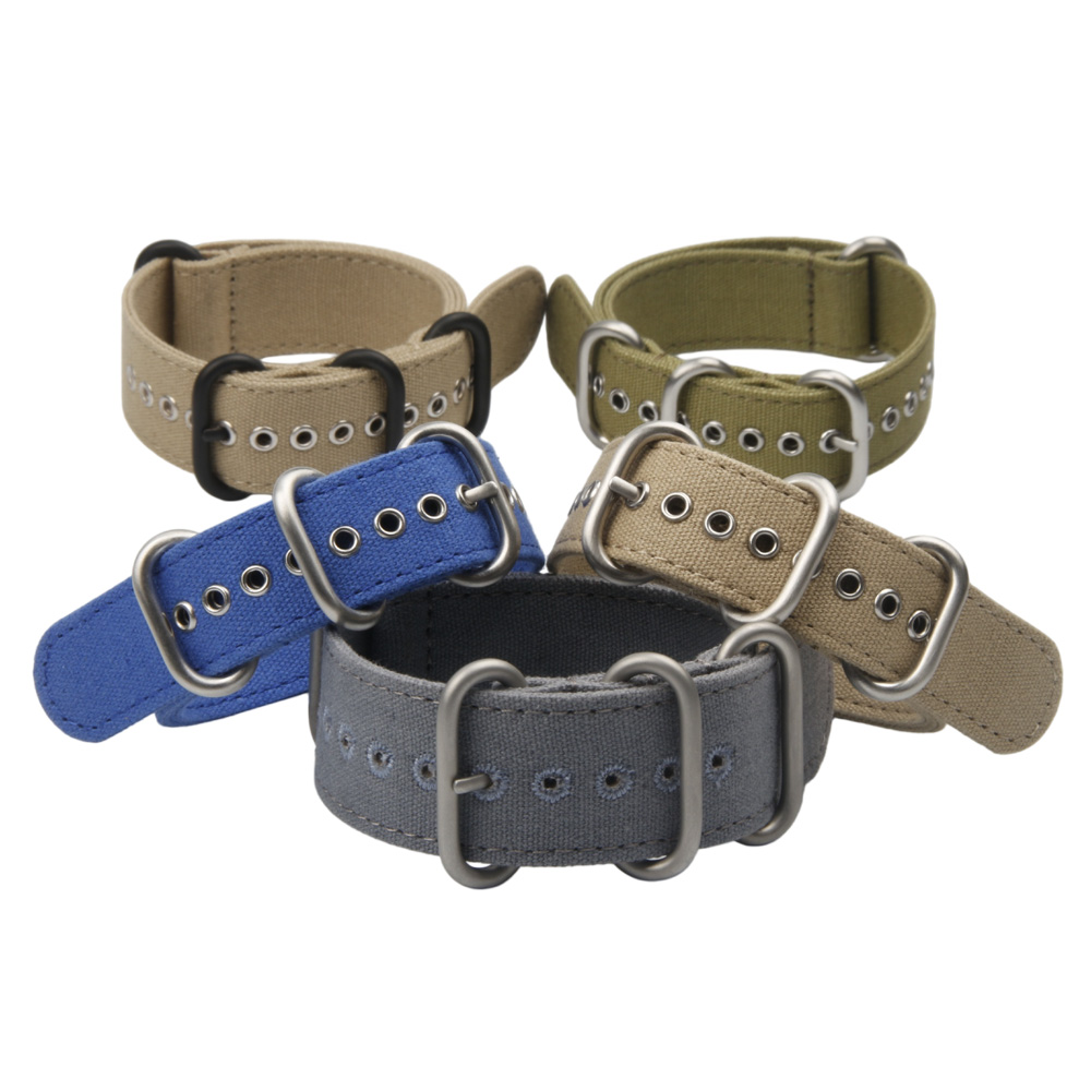 Beige Canvas Watch Bands